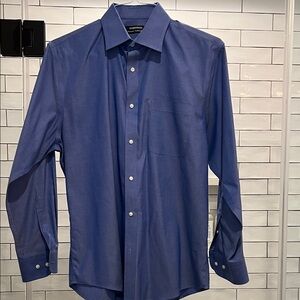 Nordstrom Smartcare™ Traditional Fit Solid Blue Dress Shirt